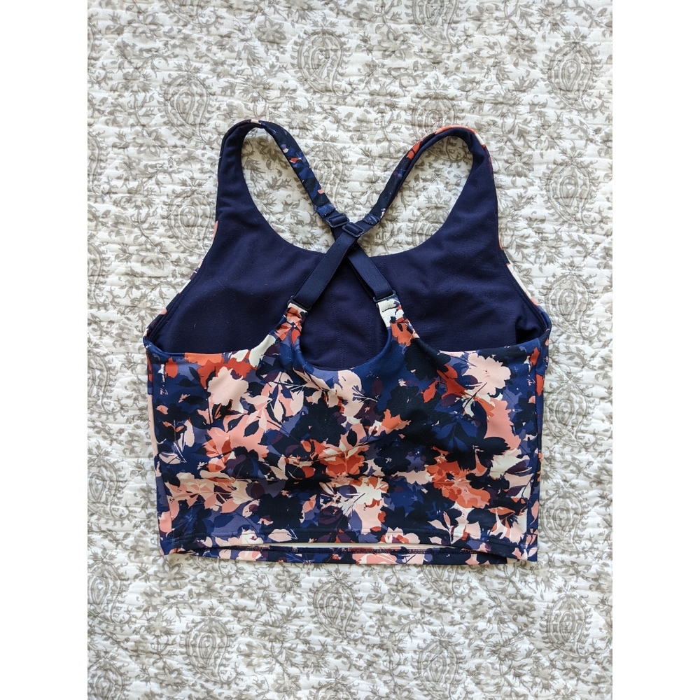 Old Navy Active Light Support PowerSoft Adjustable Longline Sports Bra Size M - Picture 4 of 5